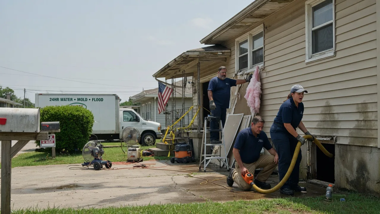 Water Damage Repair in Longville, LA near me